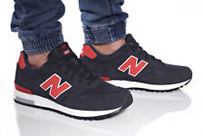 MENS NEW BALANCE 565 SUEDE TRAINERS - ALL SIZES - NAVY BLUE/RED - ML565NTW RETRO