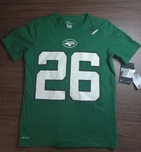 Nike Dri-fit Boys Size Medium LeVeon Bell #26 New York Jets Shirt NFL FOOTBALL  - Picture 1 of 9