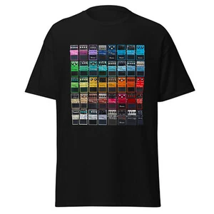 T-Shirt Boss Effects Gitarrenpedale Stomp Box Sammlung - Bild 1 von 8