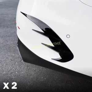 For Mercedes E-Class E53 AMG Sedan W214 Glossy Black Car Rear Bumper Cover Trim - Afbeelding 1 van 8