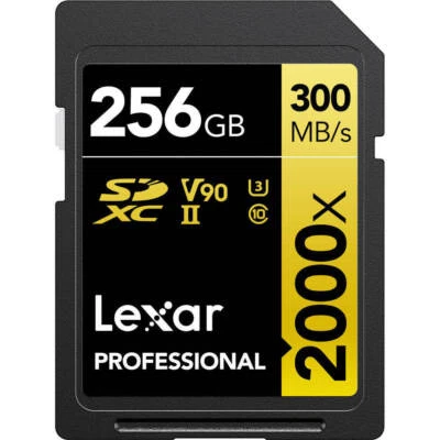 Lexar Professional 2000x 256GB SDXC UHS-II Memory Card - Image 1 of 4