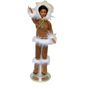 1996 Mattel ARCTIC BARBIE Inuit Dolls of the World Collector Edition RARE - Picture 1 of 7