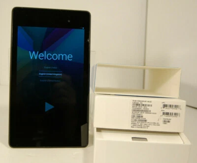 Tablet Android AS-IS Asus Google Nexus 7 preto 16GB 7.0" Wi-Fi - Imagem 1 de 4