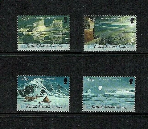 British Antarctic Territory: 2000 Antarctic Symphony, Maxwell Davis, MNH set Cover