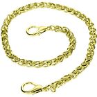 Chain Phone Jewelry Woven Palm Metallic chain 40cm yellow