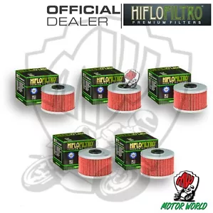 KIT 5 FILTRI FILTRO OLIO HIFLO HF116 Honda CRF 450 R 2012 2013 2014 2015 2016 - Foto 1 di 1