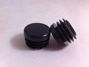 50 Plastic Blanking End Caps Round Tube Insert 20mm - Picture 1 of 1