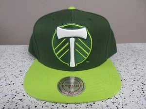 Portland Timbers Hat Snapback Cap MLS Green Oregon Mitchell Ness Soccer NEW - Picture 1 of 7