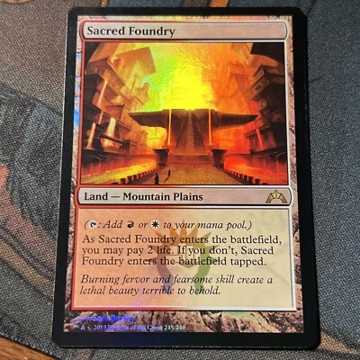 Foil Sacred Foundry - MTG: Gatecrash - NM VERY NICE CARD! - Image 1 of 3