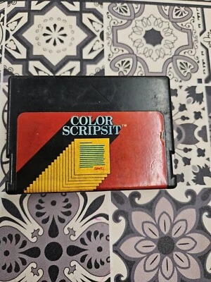 Color Scripsit 1980 Tandy Radio Shack TRS-80 Computer Game Cartridge No  Manual  - Image 1 of 3
