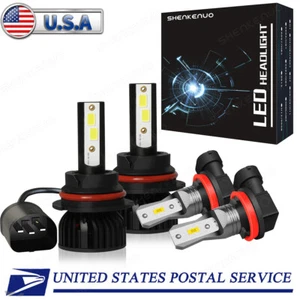 For Suzuki SX4 2007-2013 4X 7000LM LED Headlight High Low Beam Fog Light Bulbs - Picture 1 of 14