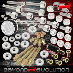 For Honda B16 B18 Cam Cap M6 Drivet Fender Valve Washer Bolt + Cam Seal Silver - Picture 1 of 5