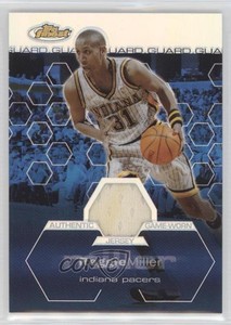 2002-03 Topps Finest Game-Worn Jersey Refractor /250 Reggie Miller #137 HOF