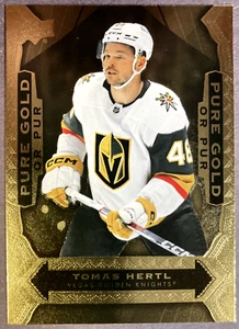2024-25 UD Tim Hortons Pure Gold #PG-11 Tomas Hertl Vegas Golden Knights - Picture 1 of 1