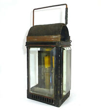 Old Lantern With Extradicken Glass Panes Approx. 1900