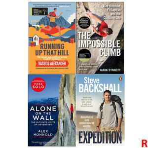 Running Up That Hill,Impossible Climb,Alone on the Wall & Expedition 4 Books Set