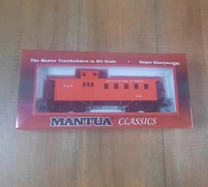 Mantua Classics HO B&O Old Time OT Wood Caboose Long Baltimore And Ohio 208 - Picture 1 of 4