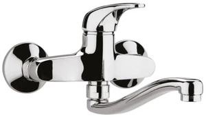 MISCELATORE LAVELLO RUBINETTO A MURO LEVA METALLO APOLLO PAFFONI APM161CR CUCINA - Imagen 1 de 1