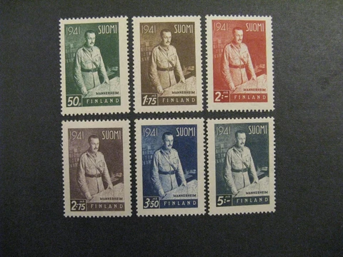 Finland #227-32 mint hinged  b23.7 705 Cover