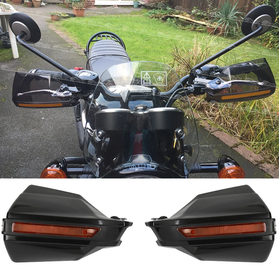 For Triumph Speed Twin Scrambler 7/8'' Motorcycle Handlebar HandGuards Protector - Image 1 of 4