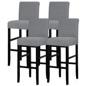 Reusable Pub Counter Stool Chair Covers Slipcover Stretch Removable Washable - Picture 1 of 6