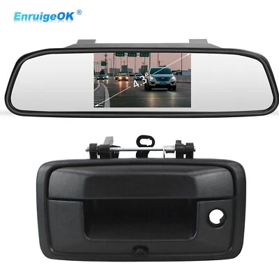 Tailgate Handle with Backup Camera Kit For Chevy Silverado GMC Sierra 1500 2500 - Image 1 of 4