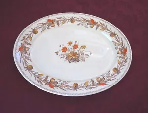 VTG. VICTORIAN JOHNSON BROS. "OLD ENGLISH CLOVER" OVAL SERVING PLATTER - Picture 1 of 2