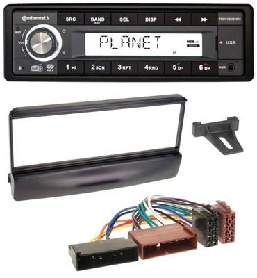 Continental USB 1DIN AUX DAB MP3 Autoradio für Ford Cougar Escort Fiesta Focus 9 - Bild 1 von 4