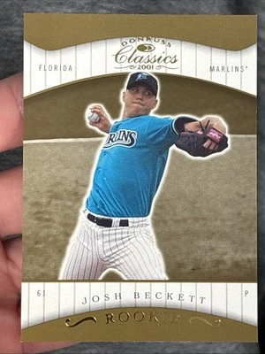 Josh Beckett /585 2001 Donruss Classics #105 SP Rookie Card - Image 1 of 2