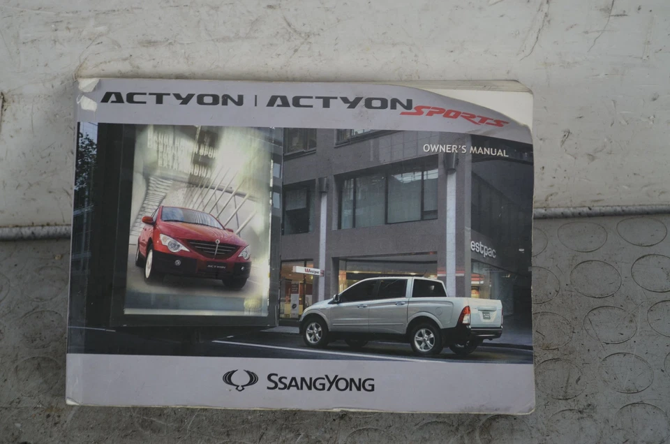 94169- Libretto Usi e Manutenzione Ssangyong Actyon Dal 2006 al 2018 - Immagine 1 di 3