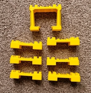 Thomas and Friends TOMY Trackmaster 7 yellow track Risers Bridge Supports - Picture 1 of 1