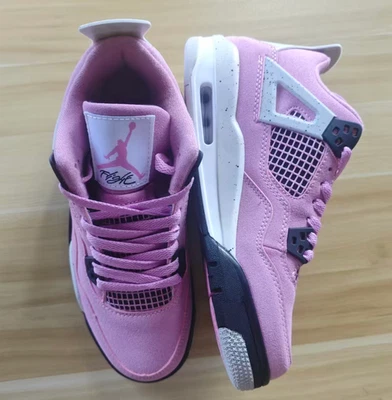Jordan 4 "Orchid" Mid-Top Retro Basketball Shoes - Unisex - Pink - Image 1 of 4