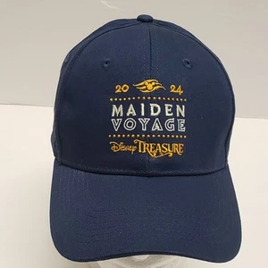 Disney Treasure 2024 Maiden Voyage Hat Cap Adult One Size Adjustable Navy Blue - Picture 1 of 11