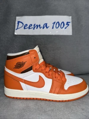 Nike Air Jordan 1 Retro High OG PS Shoes ‘Starfish’ CU0449 101 - Size 2.5Y - Image 1 of 4