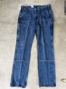 Carhartt Men's Logger Jeans 101609-415 Double Knee Relaxed Fit 36”x34”NICE!!! - Picture 1 of 8
