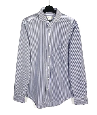 Club Monaco Striped Button Shirt Stripe Men's M - Image 1 of 4