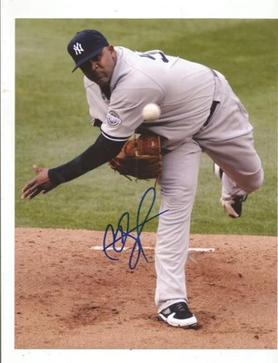 C.C.SABATHIA SIGNED "IN PERSON" 8X10 PHOTO - Image 1 of 2