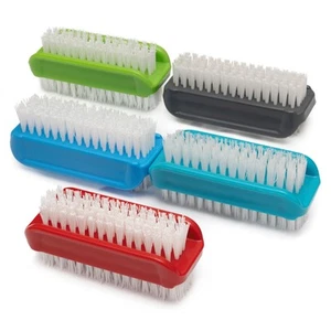 Two-Sided Nail Brush for Cleaning Fingernails, Stiff Bristle Nail Scrubber Br... - Picture 1 of 5