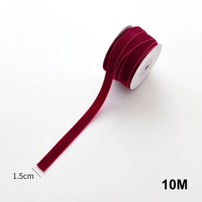 10M Flocking Cloth Ribbon for Creative Projects and Wrapping Solutions - Image 1 of 4