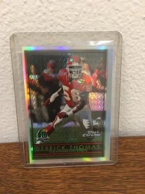 Topps 1996 refractor cromado - Derrick Thomas - refractor #69   Foto 1 de 2