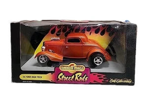Ertl American Muscle 1:18  ‘34 Ford High Tech Diecast New In Box Vintage Orange - Picture 1 of 6