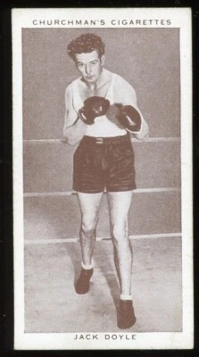 1938 W.A. & A.C. Churchman Boxing Personalities Boxing #13 Jack Doyle EX/MT *d2 - Image 1 of 2