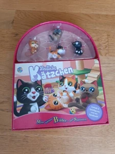 Niedliche Kätzchen - Bilder- und Spielbuch mit 4 Spielfiguren sehr guter Zustand - Bild 1 von 3