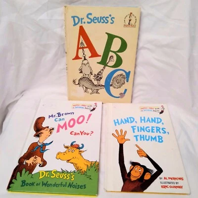 Dr. Seuss (Lot of 3) Hardcover | ABC, Mr. Brown Can Moo! Can You?, Hand Fingers  - Image 1 of 4