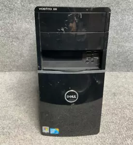 Dell Tower PC Vostro 220 Intel(R) Core(TM) 2 Duo CPU 250GB, 3GB Ram In Black - Picture 1 of 19
