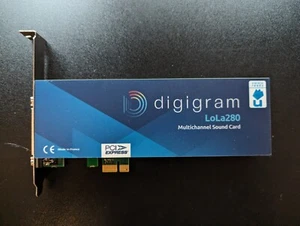 Digigram LoLa 280 - 8 Channel HD Audio Recording PCIe x1 - Picture 1 of 3