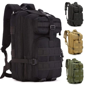 Outdoor Military Molle Tactical Backpack 30L Rucksack Camping Bag Travel Hiking - Picture 1 of 19