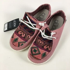 HEY DUDE Wendy Boho Distressed Maya, Women's 8, Pink Maroon NWT 121416882 - Picture 1 of 6