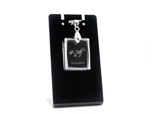 Thoroughbred - Crystal Pendant With Horse, Photo Necklace, Unique Jewellery By - Picture 1 of 8