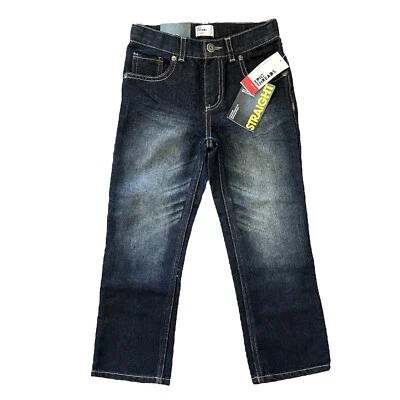 NUEVO Jeans de mezclilla rectos Epic Threads para niños pequeños talla 6 azul oscuro escuela Foto 1 de 4